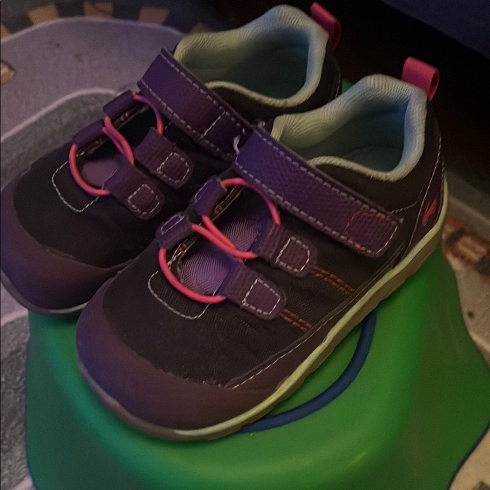 See Kai Run Purple and Pink Kids Shoes